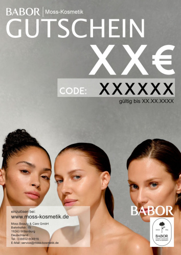 BABOR Beauty Gutschein zum Sofort Download